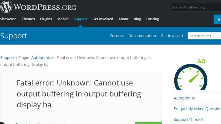 WordPressにFatal error（致命的エラー）が出て焦った